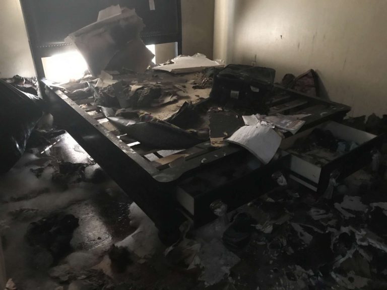 Fire Damage Photo Dryman Construction