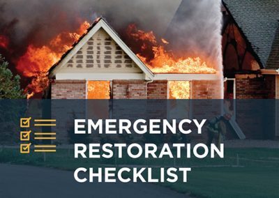 Emergency Restoration Checklist