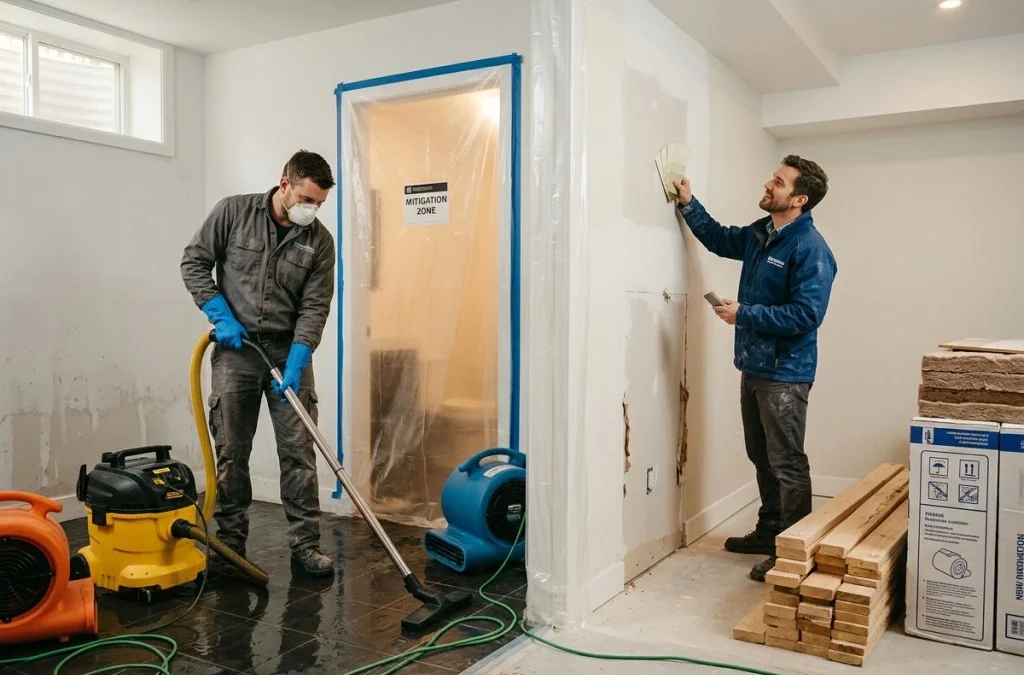 Water Mitigation vs. Water Restoration: What's the Difference?